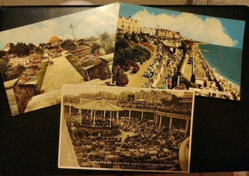 Clacton sea postcards - on,