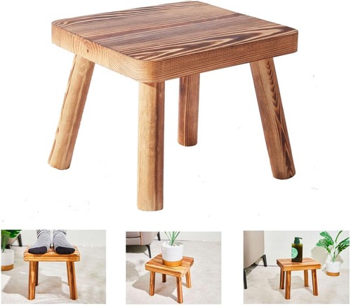 Jetaine small wooden stool - small,