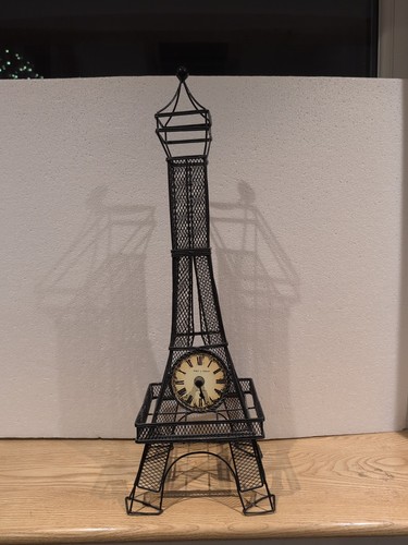 Vintage elfie tower clock - clock, tall
