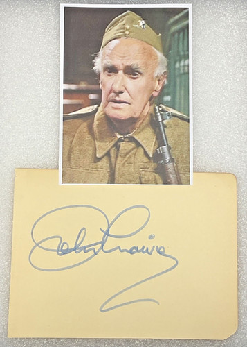 John laurie autograph signed - john,