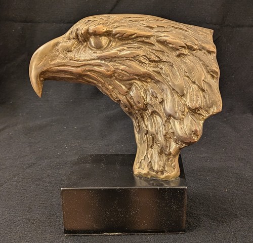 Vintage eagle head - vintage, bronze