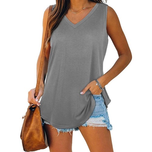 Womens plain long vest - womens🔥plain,