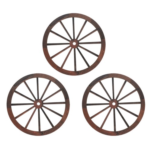 3pcs western wagon wheel wall - wheel,