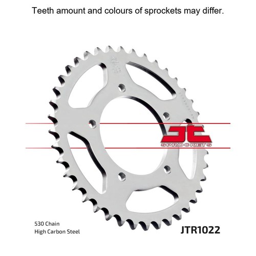 Rear sprocket jtr1022 - jt,