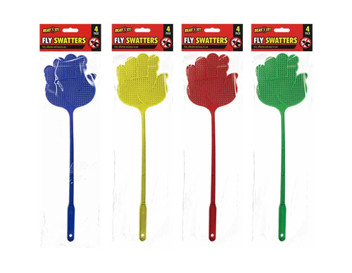 Hand shape fly swatter bug - x,