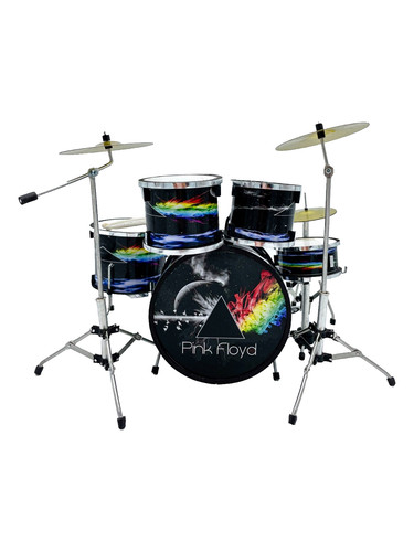 Miniature drum set pink - -,