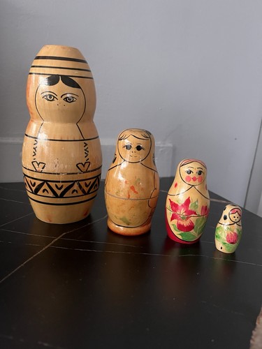 Vintage russian dolls - dolls, set