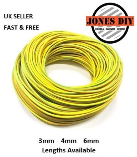 Green yellow earth sleeving - green/yellow,
