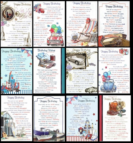 Male quality birthday - card,