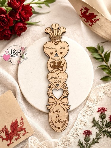Personalised welsh love spoon - personalised,