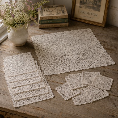Vintage hand crocheted - vintage,