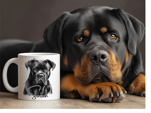 Cane corso dog - , mug