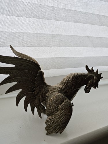 Silver plated fighting - , cock