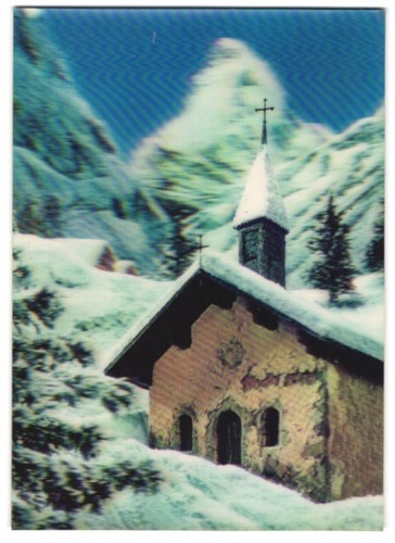 Postcard church in the - postcard,,
