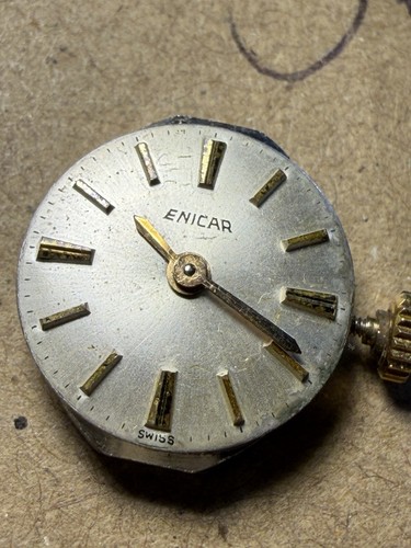 Vintage enicar 682 swiss 17 - 682,