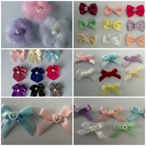 Ribbon embellishments bows - ribbon,