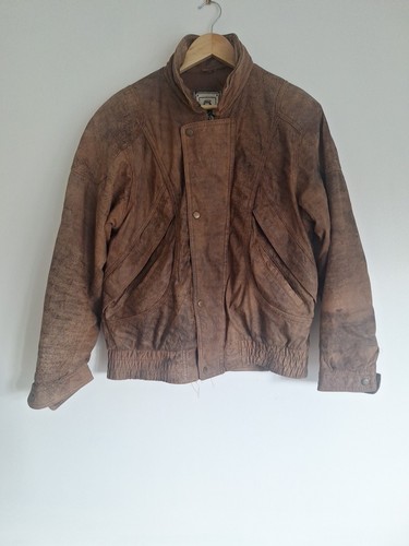 Vintage mens brown genuine - mens,