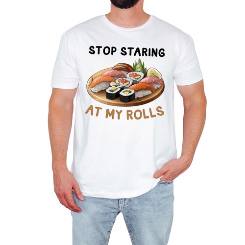 Funny sushi mens - funny, t-shirt
