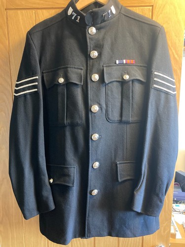 Ww2 police tunic high collar - police,
