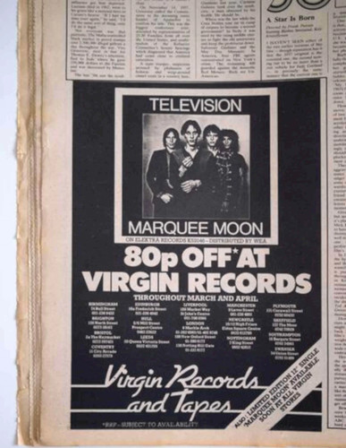 Marquee moon records vintage - moon,