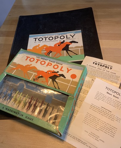 Vintage totopoly board - board, game
