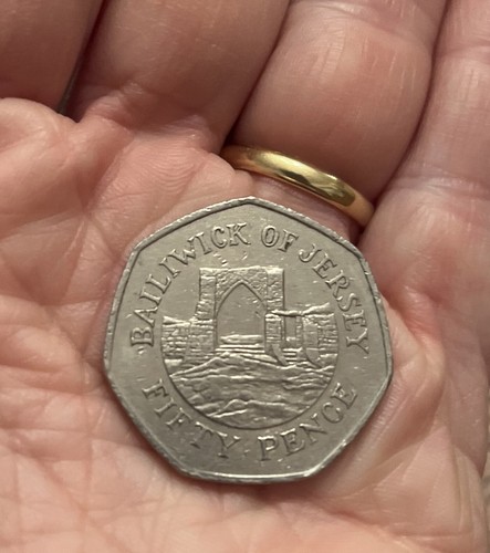 Bailiwick jersey 50p coin - bailiwick, of