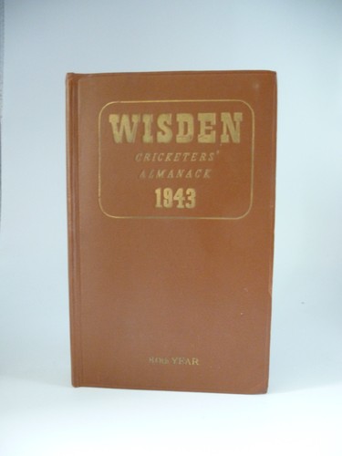1943 wisden original hardback - original,