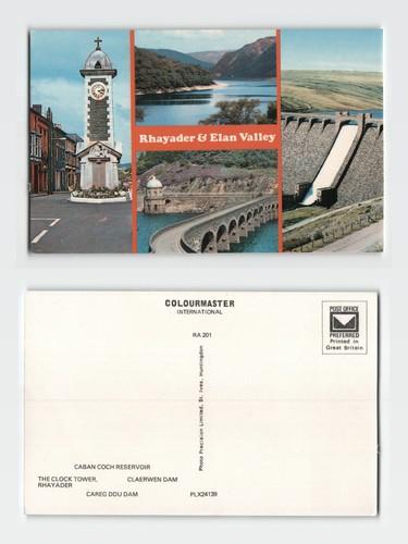 Postcard rhayader and elan - -,