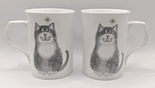 Ceramic coffee tea - mugs, pair