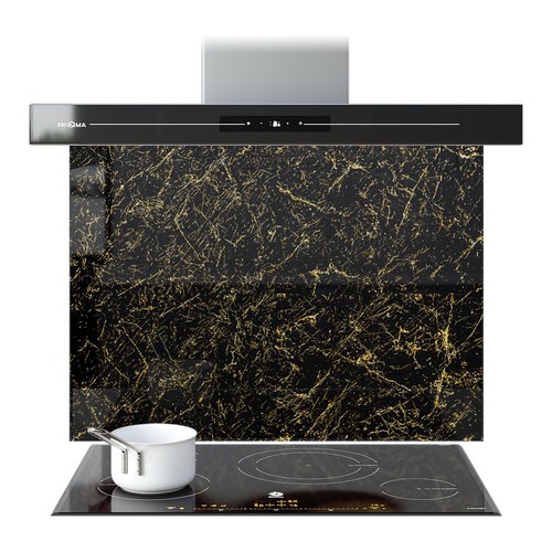 Kitchen glass splashback - kitchen,