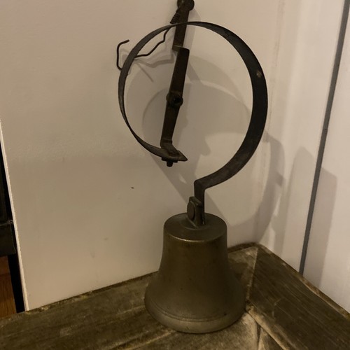 Victorian brass servants bell - servants,