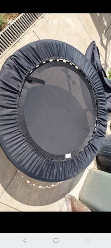 Folding trampoline black - black, 4