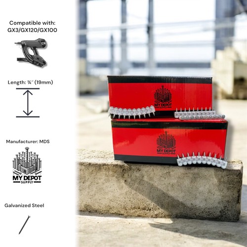 1000 concrete nails - 1000,