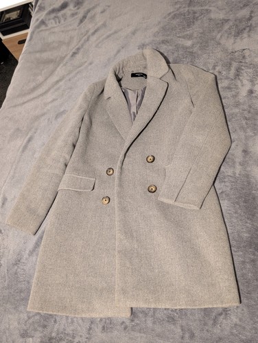 Grey reserved coat size - size, 8