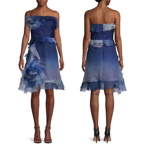 Marchesa ombre strapless - marchesa,