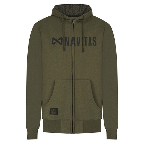 Navitas core zip hoody green - green,