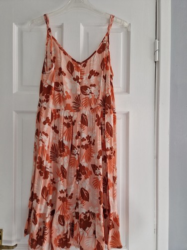 Ladies pink peach strappy - ladies,