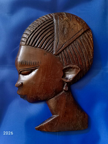 Hand carved wooden african - carved,