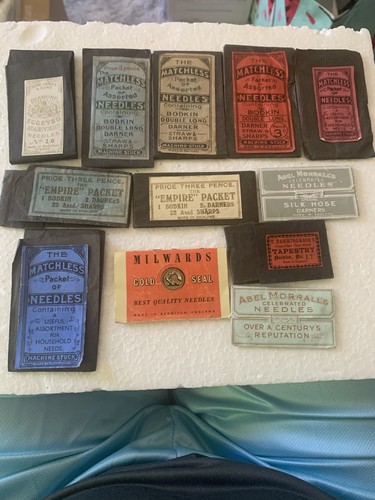 Vintage joblot sewing needles - vintage,