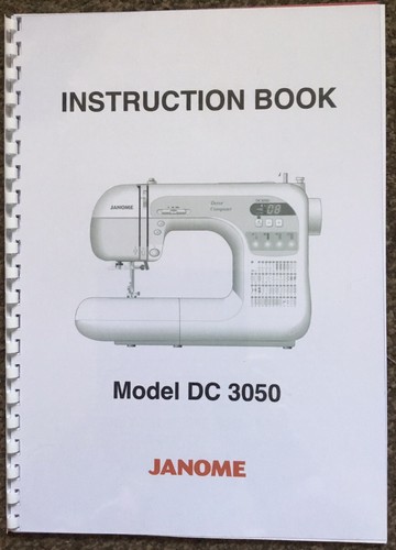 Janome 3050 user manual - ,