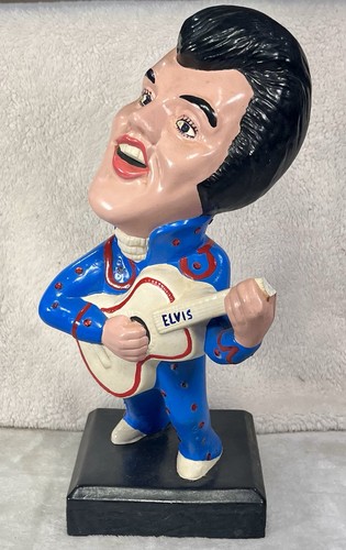Vintage chalkware elvis - vintage,