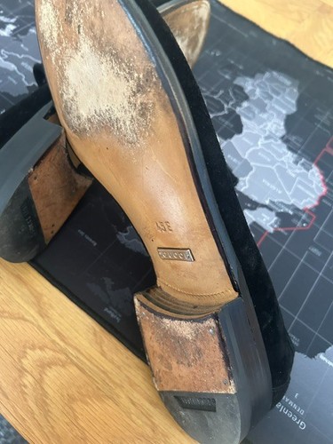 Gucci black seude - gucci,