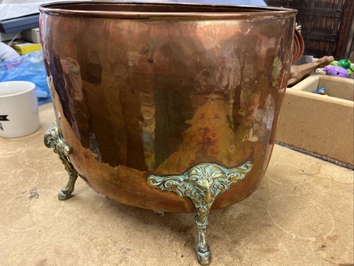 Vintage cooper bin with lion - vintage,