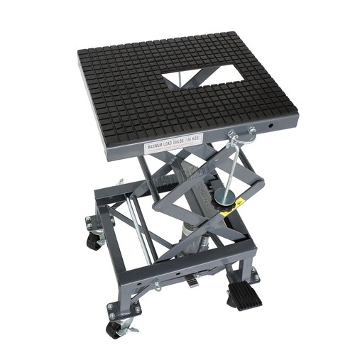 Bike lift 300lb scissor hoist - lift,