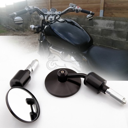 Round handle bar end - round,