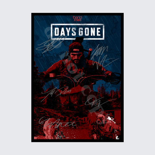 Days gone video game - game, signed