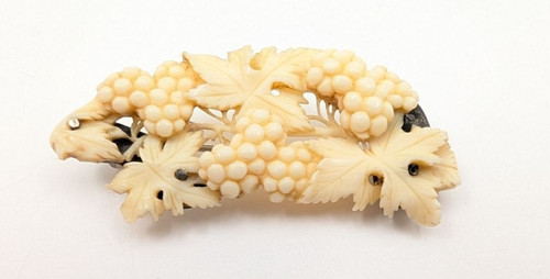 Victorian carved grape - carved,