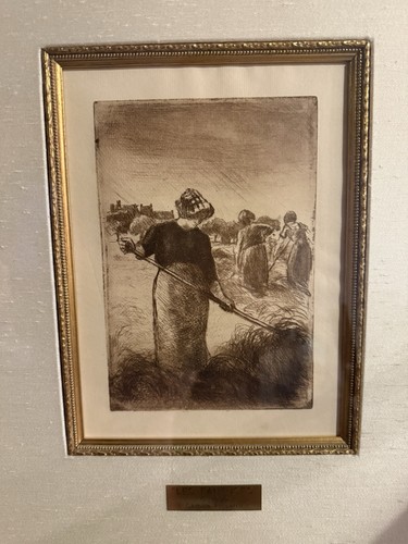 Camille pissarro 1906 - camille, etching
