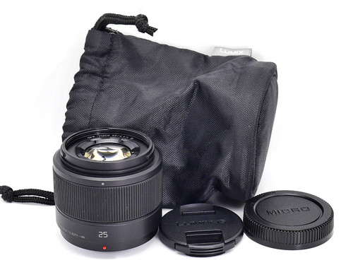 Panasonic lumix 25mm 7 - 25mm, f/1.7