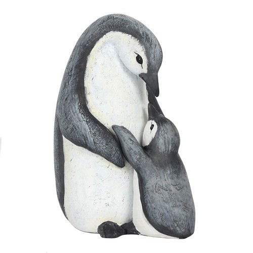 Mother baby penguin - &, ornament